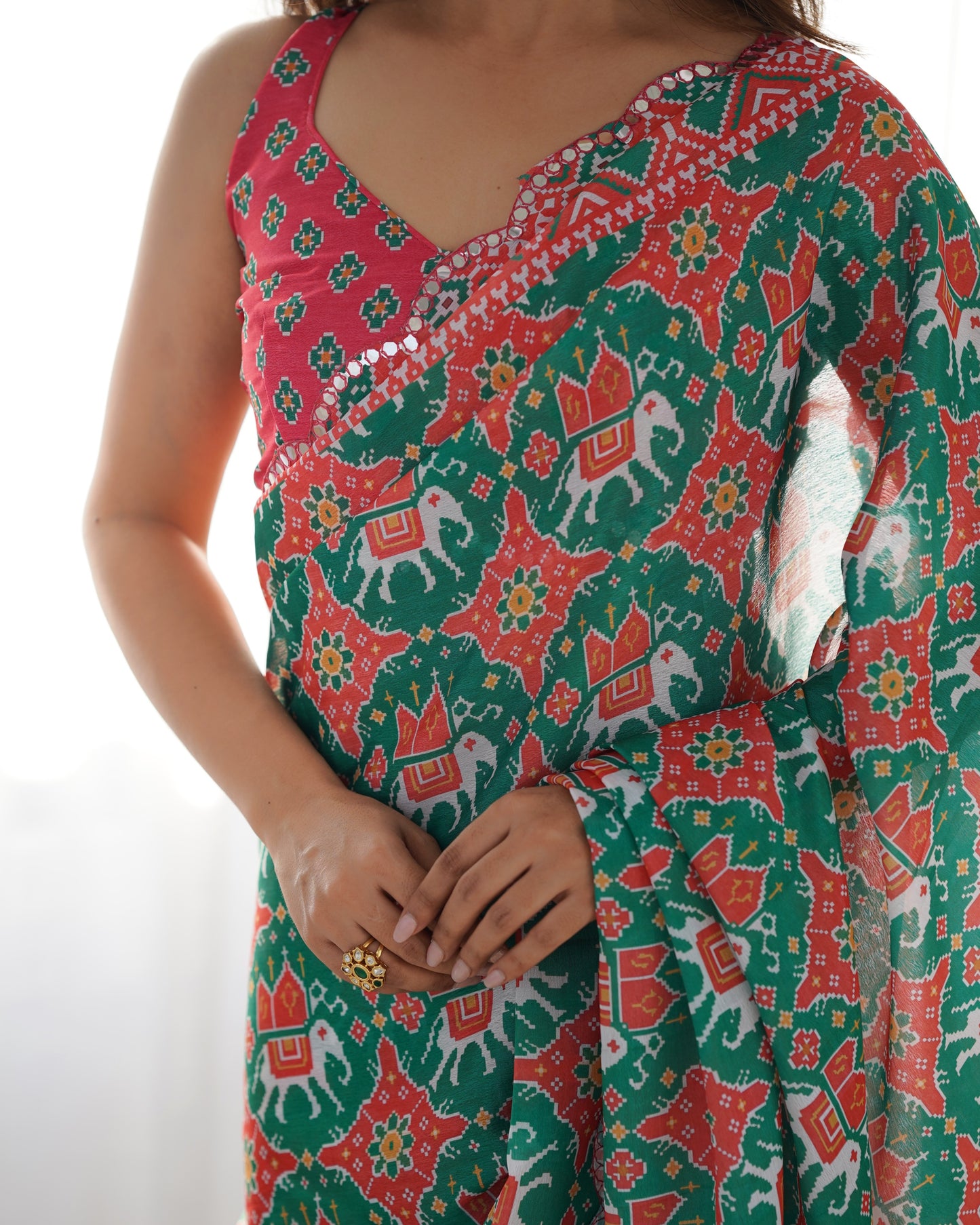 Pastel Green Pure Soft Cotton Saree with Weaving Border and Rich Pallu