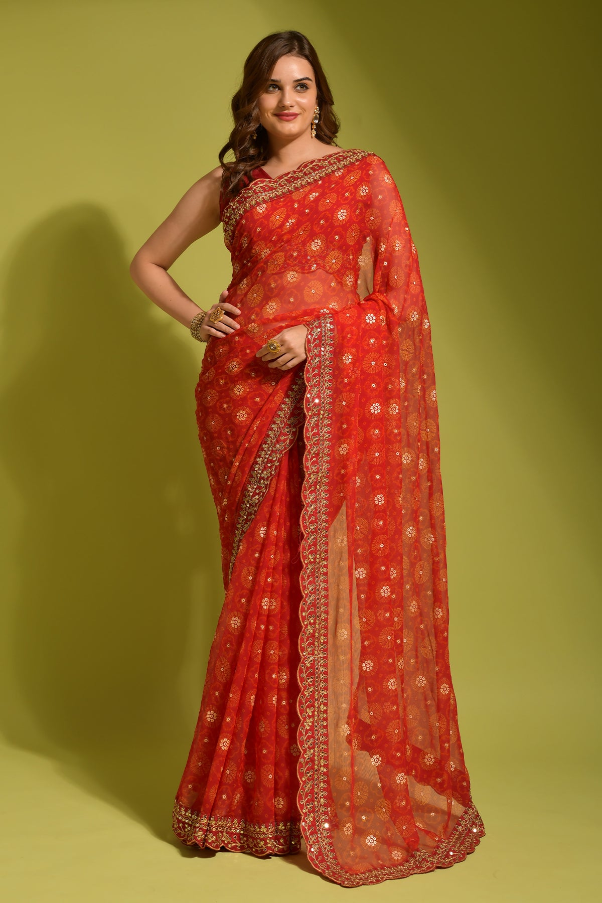 Red Soft Lichi Silk Saree with Rich Pallu and Traditional Jari Weaving – Available